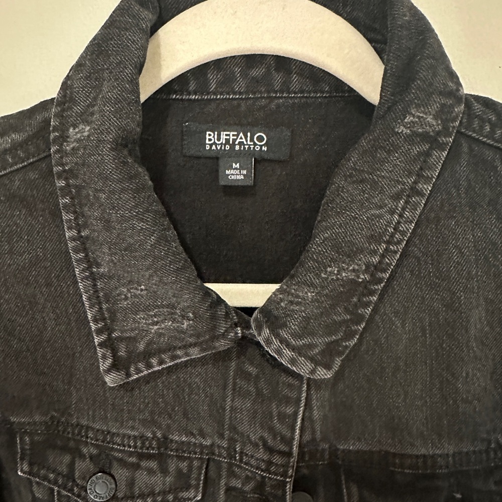 Buffalo David Bitton Dark Gray Denim Jacket - Picture 4 of 6